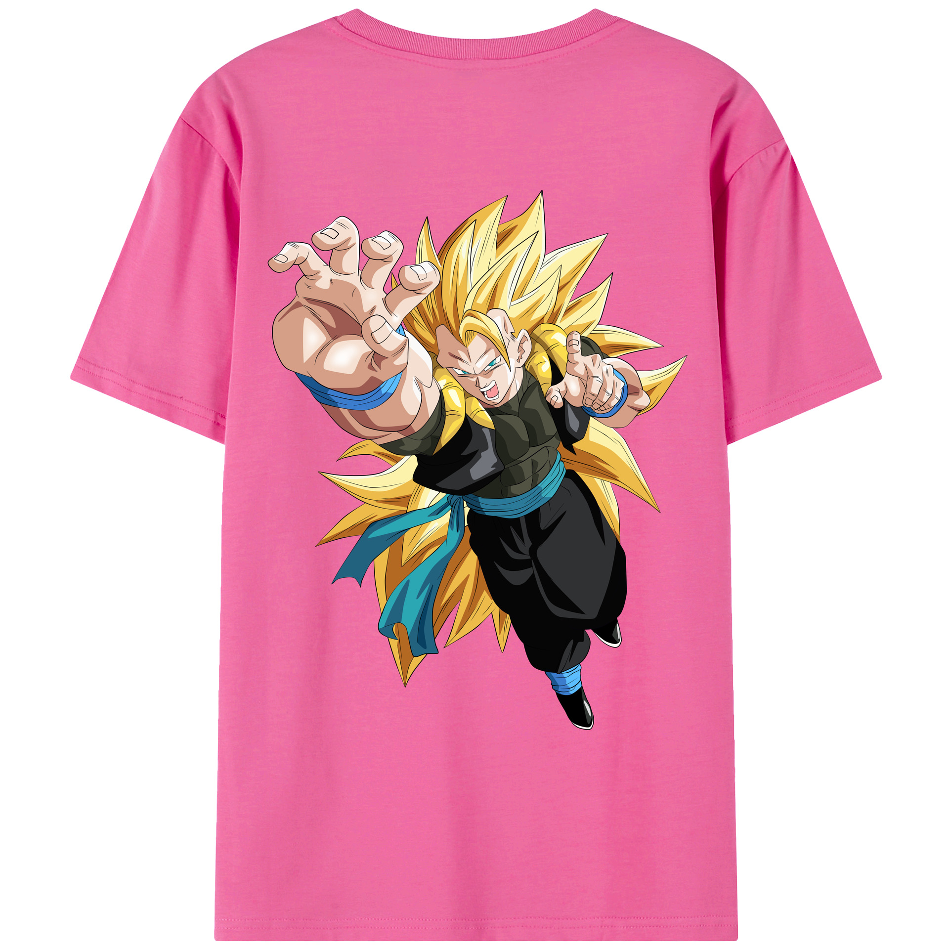 （画像用） ドラゴンボール ベジータ四世（Bejīta Yonsei）DRAGON BALL Vegeta IV レディース半袖Tシャツ(バックプリント)